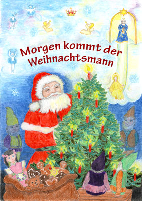 Plakat "Morgen kommt der Weihnachtsmann"